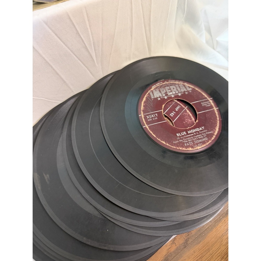 Vintage Fats Domino Vinyl 45s Imperial ABC Paramount Record Albums A Lot Of 16 - Picture 6 of 8